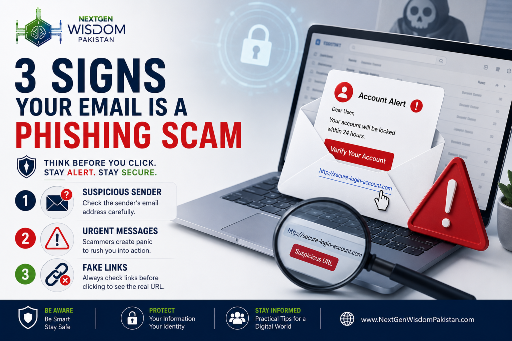 3 Signs Your Email Is a Phishing Scam